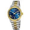 Image de Montre - LOTUS - Freedom - Acier Bicolore - Cadran Bleu - Étanchéité 10 Atm