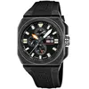 Image de Montre - LOTUS - Montre Lotus carrée - Chronographe - Étanche 100m - Bracelet caoutchouc noir