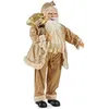 Image de Père Noël 25 X 92 X 40 Cm Doré Plastique