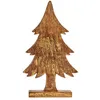 Image de Sapin De Noël 5 X 39 X 22 Cm Doré Bois