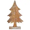 Image de Sapin De Noël Marron 5 X 31 X 15 Cm Argenté Bois