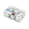 Image de Arditex Wd13419 Décoration De Noël Boules De Décoration De Noël Polyéthylène Argent 6 Pièce(s)