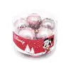 Image de Arditex Wd14012 Décoration De Noël Boules De Décoration De Noël Polyéthylène Multicolore, Rose 10 Pièce(s)