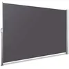 Image de VOUNOT® Paravent extérieur rétractable 160x300cm avec housse de protection - Noir anthracite - Store latéral vertical brise-vue