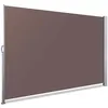 Image de VOUNOT® Paravent extérieur rétractable 180x300cm avec housse de protection - Marron - Store latéral vertical brise-vue