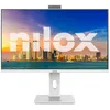 Image de Nilox Monitor 27 Full HD 120Hz IPS 4ms Webcam Integrata Regolabile Bianco