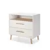 Image de Commode trevi blanc et bois CO-1959 TREVI BLANC/BOIS
