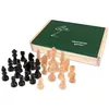 Image de Jeu déchecs - AQUAMARINE - Staunton 4 - Bois - Noir - Étui en bois