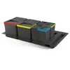 Image de Kit De Poubelles À Base Recycle Pour Tiroir De Module 900 Mm 12 L, 6 L, 6l