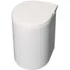 Image de Poubelle De Recyclage À Fixation Sur Porte Et Conteneur De 13l, Plastique Blanc