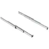 Image de Emuca Coulisses de table télescopique Shot Aluminium Inox anodisé