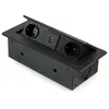 Image de Bloc multiprise - EMUCA - Atom 26 Lite - 2 prises F Schuko - 2 ports USB - 15 m câble