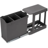 Image de Poubelle De Recyclage Emuca 8907123 Gris Anthracite