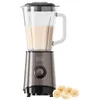 Image de BLACK+DECKER - Blender 800W Verre 15L 4 lames inox Vitesses variables + Pulse Broyeur à glace Nettoyage facile