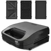 Image de BLACK & DECKER - Appareil multifonctions croque / gaufre / gril - 750W - gris/noir - BXSA754E