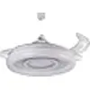 Image de Ventilateur Plafonnier Bel-air Amaltea 116w Led 4 Lames Rétractables