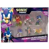 Image de BIZAK Pack 8 figurines Sonic 65 cm - Multicolore - Dès 3 ans
