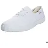 Image de Baskets à lacets - VICTORIA - Blanco (06613BLAF) - Blanc - Tige toile coton - Semelle caoutchouc vulcanisée