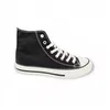 Image de Chaussures mid toile Vintage - VICTORIA - Femme - Noir - Lacets