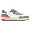 Image de Baskets sport - VICTORIA - C80 - blanc et kaki - semelle ergonomique - dessus cuir