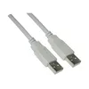 Image de Nanocable 10.01.0303 2 m USB A USB A 2.0 Mâle-Mâle Beige