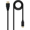 Image de Nanocable 10.15.0902 Câble Hdmi 1,8 M Hdmi Type A (standard) Hdmi Type C (mini) Noir