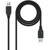 Image de Câble Usb 3.0 A Vers Usb A Nanocable 10.01.1002bk Noir