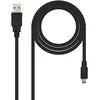 Image de Câble USB 2.0 - NANO CABLE - 10.01.0400 - Noir - 5 mètres - Compatible téléphones et appareils photo