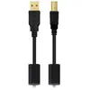 Image de Câble Usb 2.0 A Vers Usb B Nanocable 10.01.120 Noir