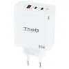 Image de Chargeur Mural Tooq Tqwc-ganqc2pd65wt 65 W