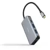 Image de Nanocable 10.16.1005 Hub & Concentrateur Usb 3.2 Gen 1 (3.1 Gen 1) Type-c 5000 Mbit/s Gris