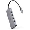 Image de Nanocable 10.16.4505 Hub & Concentrateur Usb 3.2 Gen 1 (3.1 Gen 1) Type-c 5000 Mbit/s Gris