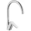 Image de Mitigeur evier roca victoria plus chromé monotrou bec col de cygne [finish] [spout_mobility] 861252