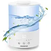 Image de Aigostar Misty - Humidificateur diffuseur d’huiles essentielles silencieux. Minuterie 8h et arrêt automatique. LED 7 couleurs.