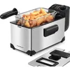 Image de Aigostar Ushas 30HEZ - Friteuse 0% BPA avec fenêtre de vue. 3L. Cuve amovible acier inoxydable. Design exclusif.