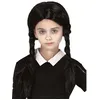 Image de Perruque Noire avec Tresses - FIESTAS GUIRCA S.L. - Accessoire de déguisement - Enfant