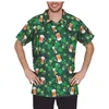 Image de CHEMISETTE SHAMROCK BIÈRE ST PATRICKS VERT HOMME