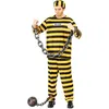Image de DÉGUISEMENT DE PRISONNIER ADULTE TAILLE UNIQUE M/L