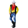 Image de Déguisement Lucky Luke - Taille Unique - Adulte - Jaune - Homme - Polyester - Personnage Célèbre