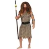 Image de Déguisement homme des cavernes adulte - Préhistoire Vaudou - Marron - Polyester