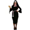 Image de DÉGUISEMENT RELIGIEUSE ZOMBIE FEMME TAILLE UNIQUE Noir