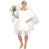 Image de Déguisement humoristique - Mariée pour hommes - Robe et voile - Taille unique - Multicolore