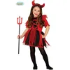 Image de Déguisement Diable Enfant - Marque - Modèle - Polyester - Fille - Rouge
