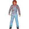 Image de DÉGUISEMENT DE POUPÉE TUEUSE CHUCKY HOMME - ENSANGLANTÉ