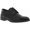 Image de Pikolinos - Derbies En Cuir Noir à Bout Pointu, Talon Décroché Bas Et Lacets Ronds Enduis - Noires 40
