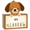 Image de Lampe à poser - Chien - Personnalisable - LED intégrée - Pour chambre denfant