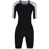Image de Combinaison de triathlon Orca Athlex Aero Race manche courte noir blanc femme - L