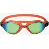 Image de Lunettes de natation Killa 180 orange avec verres à effet miroir vert