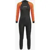 Image de Combinaison néoprène Orca Vitalis Hi-Vis Open Water manche longue noir orange femme - L