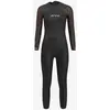 Image de Combinaison néoprène Orca Vitalis TRN Open Water manche longue noir orange blanc femme - MW